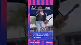 KAROL G CANTÓ EN UNA CÁRCEL DE MUJERES  Telefe Noticias [upl. by Enitsirt328]