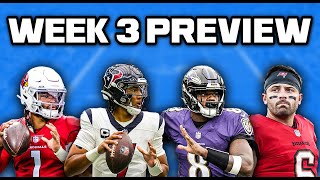 NFL Week 3 Preview [upl. by Dovev576]