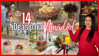 14 iDEAS para NAVIDAD  Decoración Navideña 2024  Christmas Decor ideas 2024 [upl. by Fauver511]