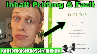 Inhalt Prüfung amp Fazit zum Sport und Fitnessbetriebswirt [upl. by Shere]