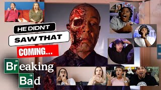 Breaking Bad 🤯🔥🤯 Most Shocking Scene Guss Death Reaction reaction breakingbad [upl. by Sira]