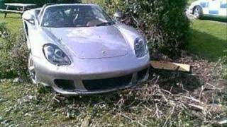 Lewis Hamiltons Father Crashes £330k Porsche Into Hedge [upl. by Oicam]