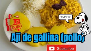 🍗Cómo hacer un ají de gallina peruano súper delicioso🌶️🇵🇪 [upl. by Carpet]