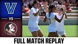 Villanova vs Florida State Full Match Replay  2024 ACC Womens Soccer [upl. by Granthem603]