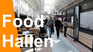 Amsterdam Food  Food Hall Foodhallen [upl. by Auqinehs]