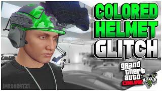 GTA 5 Colored Helmet Glitch XBOX PS5 Combat Helmets GTA 5 Clothing Glitches [upl. by Liggitt]