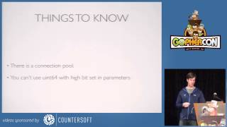 GopherCon 2014 Building Database Applications with DatabaseSQL by Baron Schwartz [upl. by Enneirb]