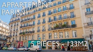 Appartement haussmanien de 5 pièces  Paris 6e  Ref  T108301DPE75 [upl. by Eerhs824]