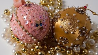 How To Make Christmas Ornaments [upl. by Ilanos]