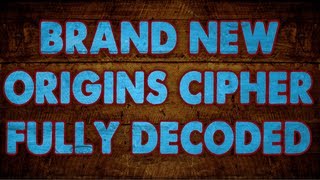 NEW Origins Cipher FULLY Decoded Samantha is the Key Black Ops 2 Zombies Easter Egg [upl. by Ennire]