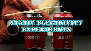 5 Static electricity experiments [upl. by Asia]