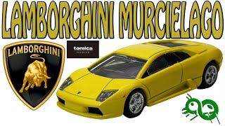 Unboxing Tomica Premium No 05 Lamborghini Murcielago Yellow Commemora Version Miniatur Mobil Sport [upl. by Turino]