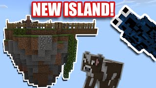 New Island in Minecraft Skyblock Cubecraft Skyblock Ep 2 [upl. by Attenehs]