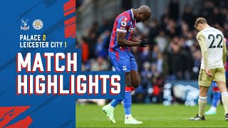 Match Highlights Crystal Palace 21 Leicester City [upl. by Nilats903]