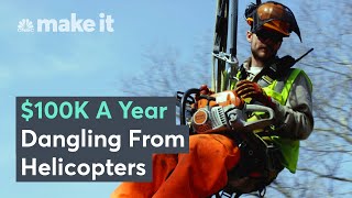 Making 100K A Year As An Aerial Lineman [upl. by Leisam]