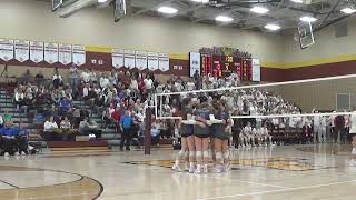 Subsection Volleyball Finals at Fergus Falls BBE suffers game 5 loss vs WCA Knights 10292024 [upl. by Ellimaj]