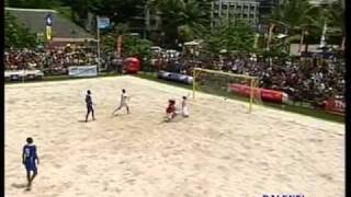 2011 OFC Beach Soccer Championship  MD2  Tahiti vs Fiji Highlights [upl. by Uni389]