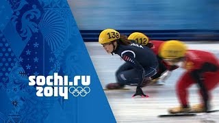 Short Track Speed Skating  Ladies 3000m Relay  Korea Win Gold  Sochi 2014 Winter Olympics [upl. by Ardaed]