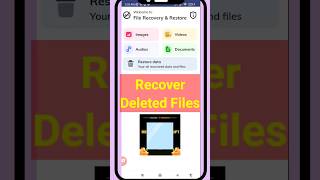 Recover Deleted Files From Android ShortsRecoverDeletedFilesDeletedFilesRecovery [upl. by Attaymik]