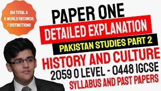 Comprehensive Coverage of Pakistan Studies  The History and Culture  O Level  IGCSE  Part 2 [upl. by Fiorenza36]