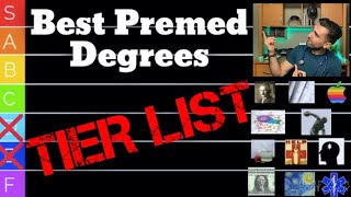 The PreMed Tier List  Best Degrees To Take For MEDICAL SCHOOL [upl. by Molohs53]