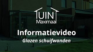 Glazen schuifwand overkapping Gumax®  Informatiefilm Tuinmaximaal [upl. by Adnana]