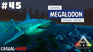 TAMING MEGALODON SANGAT MUDAH  ARK MOBILE [upl. by Rutledge]