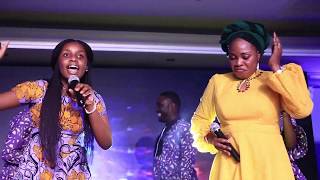 Iseoluwa amp Tope Alabi performs Rababa at the Unbreakable Concert [upl. by Odlopoel]