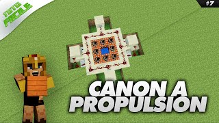 CANON À PROPULSION  Minecraft Tuto Facile 7 [upl. by Hsotnas]