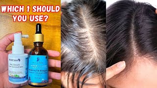 Pilgrim Vs Wishcare Hair Growth Serum  Pilgrim hair growth serum  Wishcare hair growth serum [upl. by Ammej517]