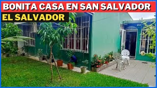 SE VENDE BONITA CASA DE UN NIVEL EN COLONIA MIRAMONTE EN SAN SALVADOR EL SALVADOR [upl. by Anitnoc]