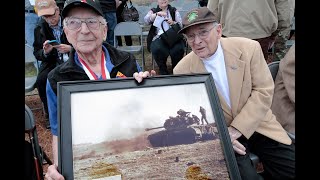 World War II veteran says hell see his adversary in heaven [upl. by Wallis]