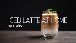 Iced Latte At Home  Easy recipe [upl. by Zipnick506]