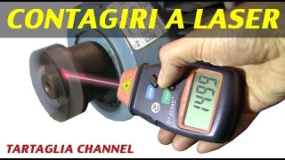 CONTAGIRI LASER per ricavare RPM  INCREDIBILE basso costo alte prestazionivediamolo in azione [upl. by Oralla]