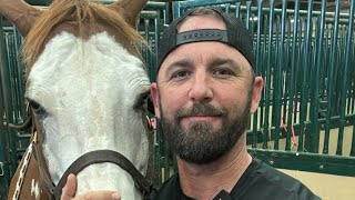 Sport Horse Chiropractic Dr Mike Adney is live with Ivy [upl. by Schwenk]