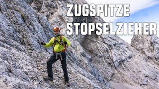 Zugspitze Wanderung über den StopselzieherKlettersteig auf Deutschlands höchsten Berg [upl. by Noicpesnoc543]