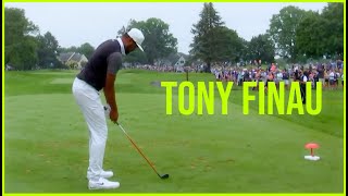 Tony Finau On Course Swings amp Slow Motion 2021 [upl. by Hizar]