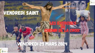 Mgr Barthelus PortdePaix Ecercices du Chemin de Croix 2024 [upl. by Uuge471]