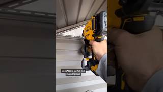 Installing vinyl siding in a gable [upl. by Bidle]