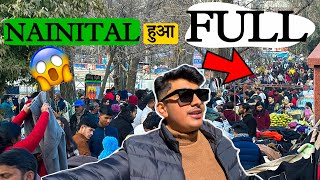 Nainital FULL 😱 on Weekends  Nainital Snowfall Update 2024 [upl. by Mundy900]