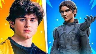 24 Fortnite Skins PROS MAIN Bugha Clix Mongraal [upl. by Haon]