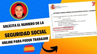 Cómo SOLICITAR EL Numero De La SEGURIDAD SOCIAL POR PRIMERA VEZ [upl. by Mulderig]