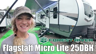 Forest River RVFlagstaff Micro Lite25DBH [upl. by Imehon]