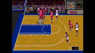 NBA Showdown 94 Genesis Clippers vs Warriors 12 [upl. by Hartnett93]