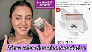 MARS color changing foundation NEW Review  Demo  Is it worth the money Kp styles [upl. by Suiradel]