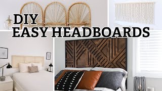 Beautiful DIY Headboards Find your Inspiration  Home Decor Ideas [upl. by Broucek]