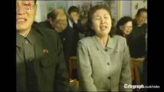 North Korea united in unrestrained public grief as Dear Leader Kim JongIl dies [upl. by Avrom]