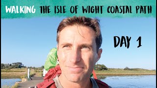 Walking the Isle of Wight coastal path  Day 1 [upl. by Llain]