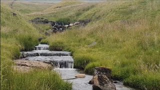 Waterfalls above Yordas cave in Kingsdale Yorkshire [upl. by Yllus]