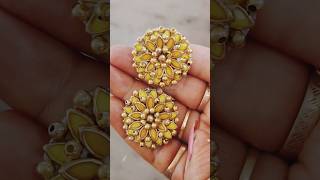 Beautiful DIY Earrings Ideas💫 trending diy handmade tutorial shorts viral [upl. by Halli]